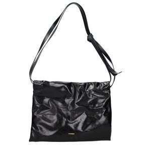 Jil Sander Black Leather Shoulder Women's Bag